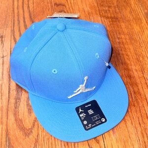 Jordan Blue and Navy Cap with White Accents